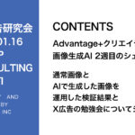 第431回 通常画像とAIで生成した画像を運用した検証結果とX広告の勉強会についてシェア
