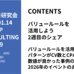 第479回バリュールールを活用したパターンがCV数とCPAの数値が良かった事例のシェアと2026年のイベントのお知らせ
