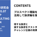 第494回得する訴求と損する訴求をテストするチャレンジ企画の発表