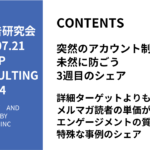 第504回詳細ターゲットよりもメルマガ読者の単価が悪いがエンゲージメントの質が特殊な事例のシェア